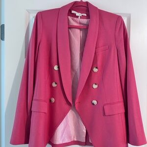 Veronica Beard Oskar Dickey Jacket in Melon 8